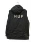 HUF (ハフ) ナイロンフーデッドジャケット ブラック サイズ:L：10000円