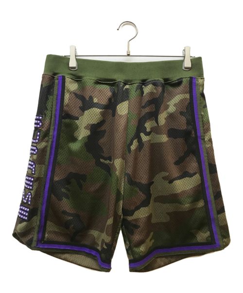 SUPREME（シュプリーム）Supreme (シュプリーム) Rhinestone Basketball Short グリーン サイズ:Mの古着・服飾アイテム