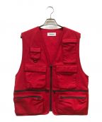 AMBUSHアンブッシュ）の古着「MULTI POCKET VEST」｜レッド