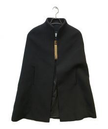 LANVIN（ライバン）の古着「フロントチェーンケープ」｜ブラック