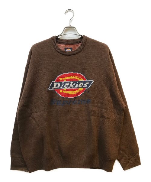 SUPREME（シュプリーム）Supreme (シュプリーム) Dickies (ディッキーズ) Dickies Sweater ブラウン サイズ:XLの古着・服飾アイテム