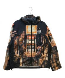 THE NORTH FACE×SUPREME（ザ ノース フェイス×シュプリーム）の古着「Taped Seam Shell Jacket」｜ブラック×オレンジ