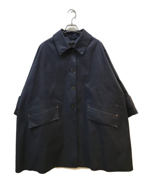 MACKINTOSH（マッキントッシュ）MACKINTOSH (マッキントッシュ) HUMBIEゴム引きステンカラーコート ネイビー サイズ:Mの古着・服飾アイテム