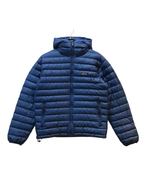 Patagonia（パタゴニア）Patagonia (パタゴニア) Down Sweater Full Zip Hoodie JK ブルー サイズ:Mの古着・服飾アイテム