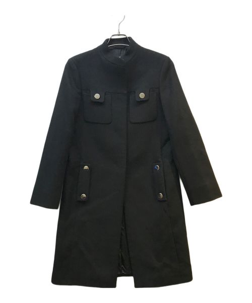 JIL SANDER（ジルサンダー）JIL SANDER (ジルサンダー) ノーカラーコート ブラック サイズ:36の古着・服飾アイテム