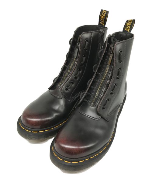 Dr.Martens（ドクターマーチン）Dr.Martens (ドクターマーチン) フロントジップブーツ ブラウン サイズ:UK8の古着・服飾アイテム