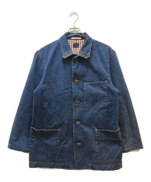 PAPAS（パパス）PAPAS (パパス) デニムジャケット ネイビー サイズ:Mの古着・服飾アイテム