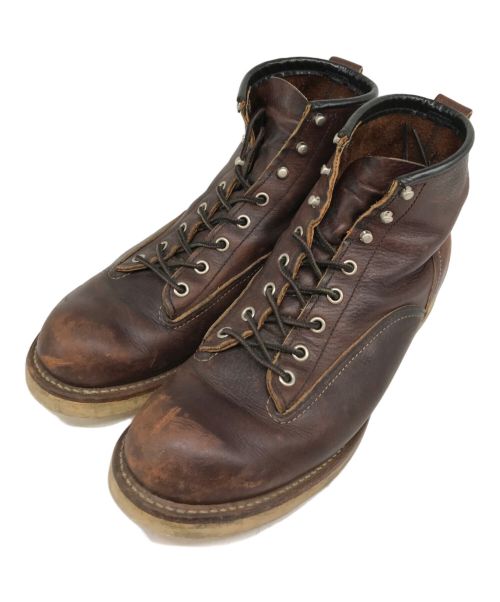 RED WING（レッドウィング）RED WING (レッドウィング) ラインマンブーツ ブラウン サイズ:UK8 2/1の古着・服飾アイテム