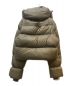 RICK OWENS (リックオウエンス) unnel Neck Puffer Jacket ベージュ サイズ:38：80000円