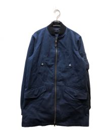 DIESEL Black Gold（ディーゼル ブラック ゴールド）の古着「ロングMA-1」｜ネイビー