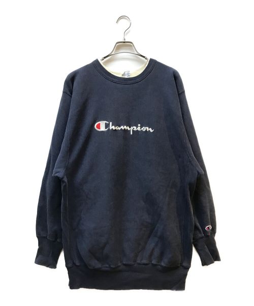 Champion（チャンピオン）Champion (チャンピオン) 90’Ｓリバースウィーブスウェット ネイビー サイズ:XXLの古着・服飾アイテム