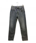 GUCCIグッチ）の古着「Relaxed style oversized design is the main element of this jeans」｜グレー