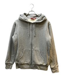 SUPREME（シュプリーム）の古着「Thermal Zip Up Sweatshirt」｜グレー