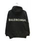 BALENCIAGA (バレンシアガ) バックロゴプリントパーカー ブラック サイズ:XS：50000円