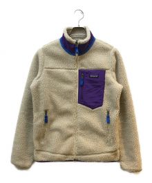 Patagonia（パタゴニア）の古着「クラシックレトロXフリースジャケット」｜ベージュ×パープル