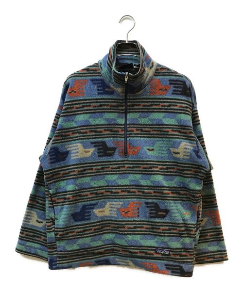 Patagonia（パタゴニア）Patagonia (パタゴニア) 90'sハーフジップシンチラフリースジャケット グリーン サイズ:Mの古着・服飾アイテム