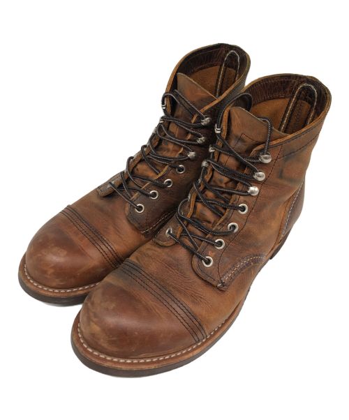 RED WING（レッドウィング）RED WING (レッドウィング) アイアンレンジャー ブラウン サイズ:SIZE 25cm(Dワイズ)の古着・服飾アイテム