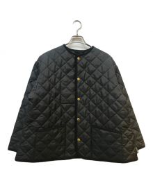 Traditional Weatherwear（トラディショナルウェザーウェア）の古着「ノーカラーキルティングジャケット」｜ブラック