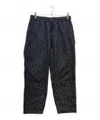 KITHキス）の古着「Modern Stripe Barrow Pant」｜ネイビー