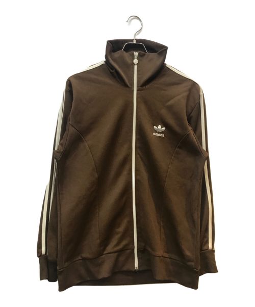 adidas（アディダス）adidas (アディダス) トラックジャケット ブラウン サイズ:Lの古着・服飾アイテム