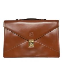 LOEWE（ロエベ）の古着「オールドアナグラムブリーフケース」｜ブラウン