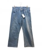 AURALEEオーラリー）の古着「SELVEDGE FADED LIGHT DENIM PANTS」｜ライトインディゴ