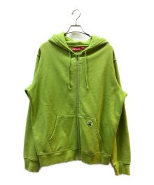 SUPREME（シュプリーム）の古着「Star Zip Up Hooded Sweatshirt」｜グリーン