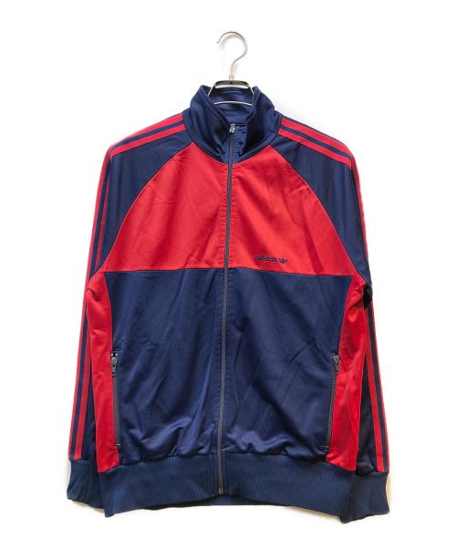 adidas（アディダス）adidas (アディダス) オールドトラックジャケット ネイビー×レッド サイズ:50の古着・服飾アイテム