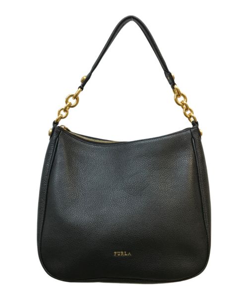 FURLA（フルラ）FURLA (フルラ) コメタ2WAYワンショルダーバッグ ブラックの古着・服飾アイテム