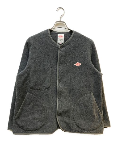 DANTON（ダントン）DANTON (ダントン) FLEECE COLLARLESS JACKET グレー サイズ:38の古着・服飾アイテム