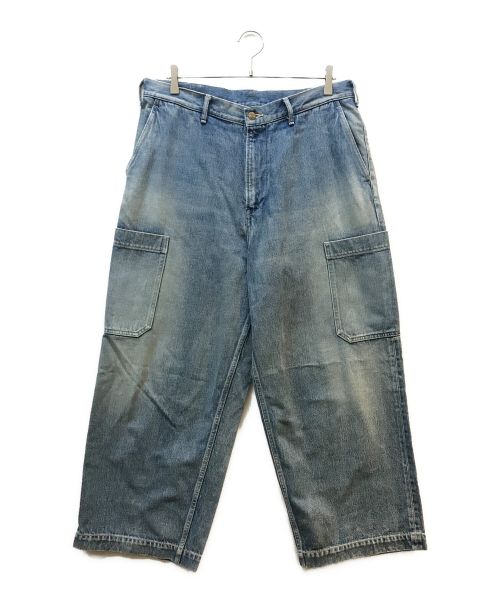 Graphpaper（グラフペーパー）Graphpaper (グラフペーパー) Selvage Denim Cargo Pants インディゴ サイズ:記載なしの古着・服飾アイテム