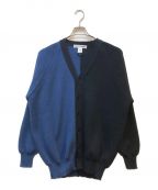 COMME des GARCONS SHIRTコムデギャルソンシャツ）の古着「Lochaven of Scotland oversize cardigan.gge7 2ply」｜ネイビー