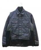 sacai×A.P.C.サカイ×アーペーセー）の古着「FAUX SHEARING PUFFER JACKET」｜インディゴ