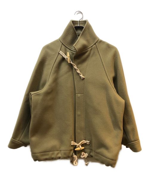 HYKE（ハイク）HYKE (ハイク) DOUBLE FACE DUFFEL JACKET ベージュ サイズ:1の古着・服飾アイテム