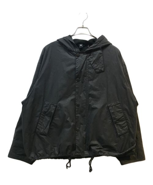 Barbour（バブアー）Barbour (バブアー) KAPTAIN SUNSHINE (キャプテンサンシャイン) BIG TRANSPORTER HOODY JACKET ブラック サイズ:38の古着・服飾アイテム