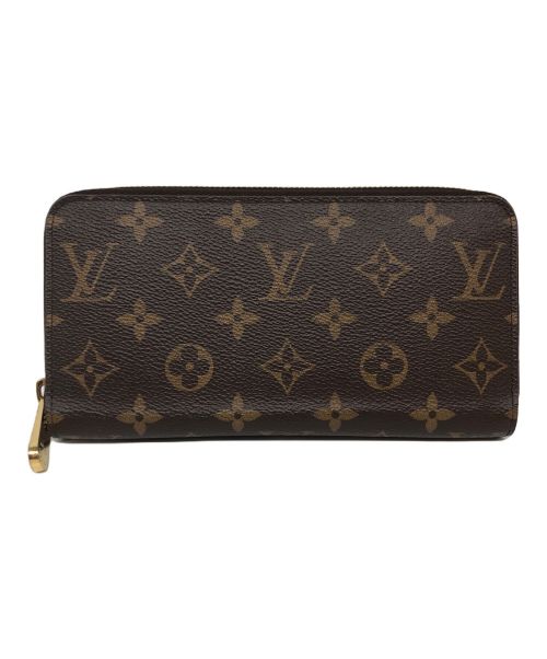 LOUIS VUITTON（ルイ ヴィトン）LOUIS VUITTON (ルイ ヴィトン) ジッピー･ウォレット ブラウン×フューシャの古着・服飾アイテム