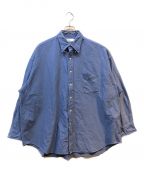 Graphpaperグラフペーパー）の古着「Oxford Oversized B.D Shirt」｜スカイブルー