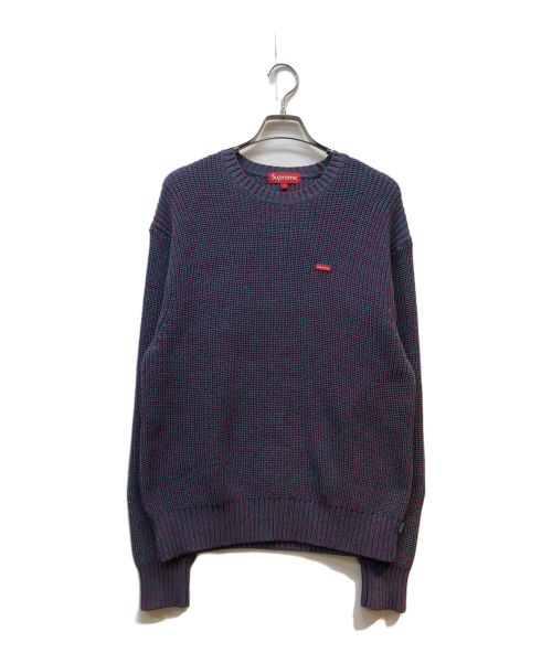 SUPREME（シュプリーム）Supreme (シュプリーム) melange rib knit sweater パープル サイズ:Sの古着・服飾アイテム