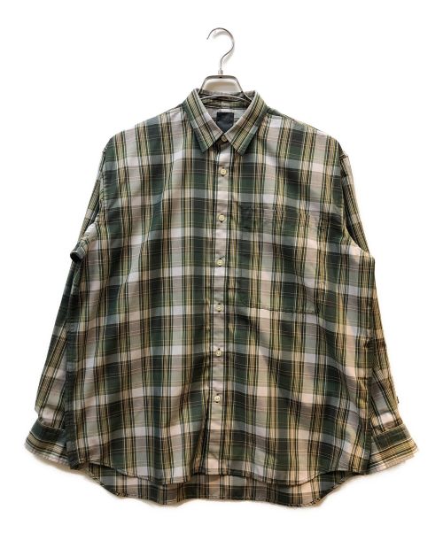 DAIWA PIER39（ダイワ ピア39）DAIWA PIER39 (ダイワ ピア39) TECH REGULAR COLLAR SHIRTS グリーン サイズ:Sの古着・服飾アイテム