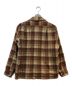 PENDLETON (ペンドルトン) オープンカラーウールシャツ ブラウン×オレンジ サイズ:L：15000円