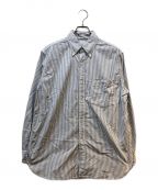 nanamicaナナミカ）の古着「Button Down Stripe Wind Shirt」｜ブルー