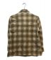 PENDLETON (ペンドルトン) オンブレチェックジップアップシャツ ブラウン サイズ:L：12000円