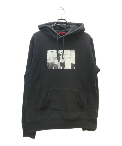 SUPREME（シュプリーム）Supreme (シュプリーム) Classic Ad Hooded Sweatshirt ブラック サイズ:Mの古着・服飾アイテム