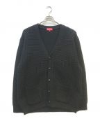 SUPREMEシュプリーム）の古着「Waffle Knit Cardigan」｜ブラック