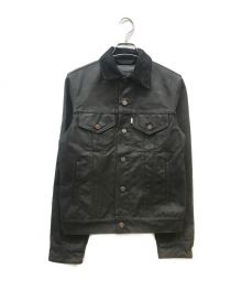 LEVI'S×FILSON（リーバイス×フィルソン）の古着「OIL FINISH TRUCKER JACKET」｜ブラック