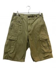 NIGEL CABOURN (ナイジェルケーボン) ARMY CARGO SHORT カーキ サイズ:81cm (W32)