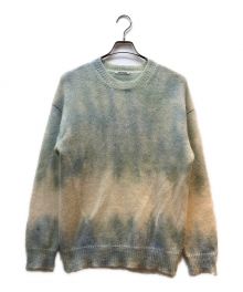 AURALEE（オーラリー）の古着「SUPER KID MOHAIR TIE DYE KNIT P/O」｜グリーン