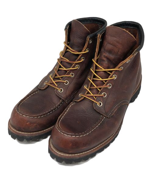 RED WING（レッドウィング）RED WING (レッドウィング) ラフネックレースアップブーツ レッド サイズ:27cmの古着・服飾アイテム