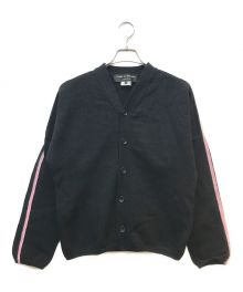 COMME des GARCONS HOMME PLUS（コムデギャルソンオムプリュス）の古着「ショルダーラインカーディガン」｜ブラック