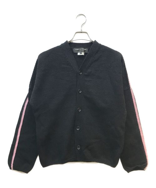 COMME des GARCONS HOMME PLUS（コムデギャルソンオムプリュス）COMME des GARCONS HOMME PLUS (コムデギャルソンオムプリュス) ショルダーラインカーディガン ブラック サイズ:Ｓの古着・服飾アイテム